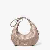 Soho Large Crescent Moleskin Woven Leather