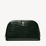 Classic Toiletry Bag Deep Shine Evergreen Small Croc
