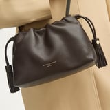 Soho Large Crossbody Pouch Chocolate Milled Pebble