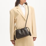 Soho Large Crossbody Pouch Chocolate Milled Pebble