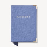 Passport Cover Capri Blue Pebble