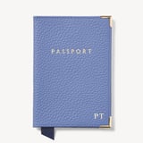 Passport Cover Capri Blue Pebble