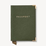 Passport Cover Racing Green Pebble