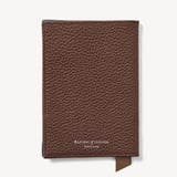 Passport Cover Tobacco Pebble