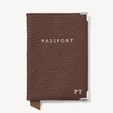 Passport Cover Tobacco Pebble