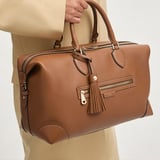 Hudson Bag Tan Milled Pebble