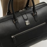 Connaught Flight Work Bag Black Saffiano