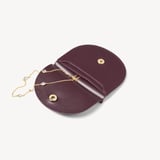Jewellery & Watch Travel Case Deep Shine Fig Small Croc