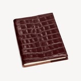 A5 Refillable Journal & Pen Set Deep Shine Amazon Brown Croc