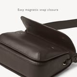 Ella Grande Crossbody Chocolate Pebble