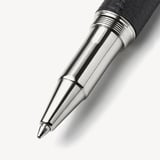 A5 Refillable Journal & Pen Set Black Soft Saffiano