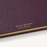 A5 Leather Bound Notebook Fig Pebble
