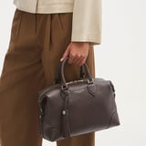 Hudson Midi Chocolate Milled Pebble