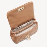 Lottie Caramel Quilted Nappa