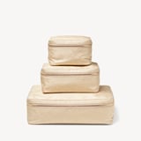 Set of 3 Connaught Packing Cubes Ivory Signature Feather Monogram