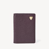 Double Fold Credit Card Holder Fig Pebble