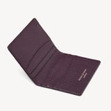 Double Fold Credit Card Holder Fig Pebble