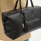 Hudson Bag Black Milled Pebble
