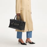 Hudson Bag Black Milled Pebble