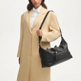 Hudson Bag Black Milled Pebble