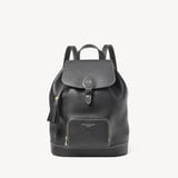 Hudson Small Backpack Black Milled Pebble