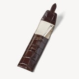 Pen Case Deep Shine Amazon Brown Croc