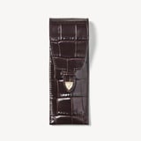 Pen Case Deep Shine Amazon Brown Croc