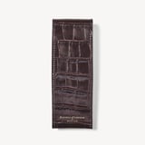 Pen Case Deep Shine Amazon Brown Croc