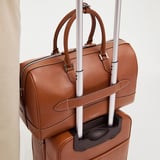 Connaught Flight Work Bag Tan Saffiano