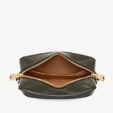 Camera Crossbody Evergreen Woven Leather