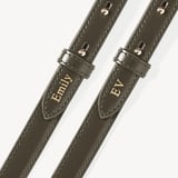 Camera Crossbody Evergreen Woven Leather