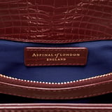 Midi Mayfair® Merlot Patent Croc