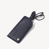 Glasses Case with Tab Navy Pebble