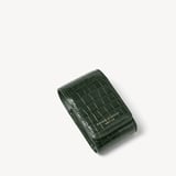 Duo Lipstick Case Deep Shine Evergreen Small Croc