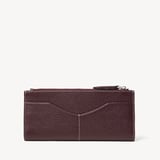 Large Hudson Wallet Wine Milled Pebble