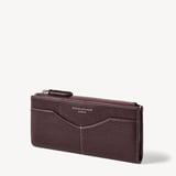 Large Hudson Wallet Wine Milled Pebble
