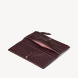 Large Hudson Wallet Wine Milled Pebble