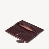 Large Hudson Wallet Wine Milled Pebble