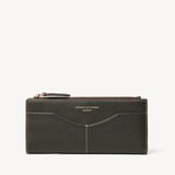 Large Hudson Wallet Forest Green Pebble