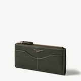Large Hudson Wallet Forest Green Pebble