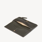 Large Hudson Wallet Forest Green Pebble