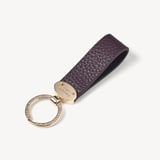Oval Loop Keyring Fig Pebble