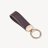 Oval Loop Keyring Fig Pebble