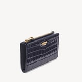 Mayfair® Coin & Card Wallet Midnight Blue Patent Croc