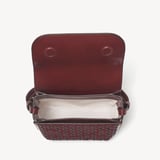 Ella Crossbody Merlot Woven Leather