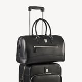 Connaught Flight Work Bag Black Saffiano