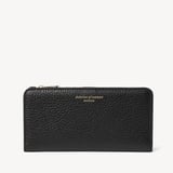 Mayfair® Large Credit Card Wallet Black Pebble