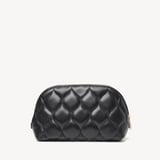 Classic Makeup Case Black Quilted Nappa