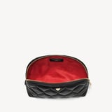 Classic Makeup Case Black Quilted Nappa