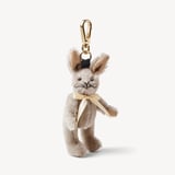 Binky Bunny Keyring Charm Mohair Bunny